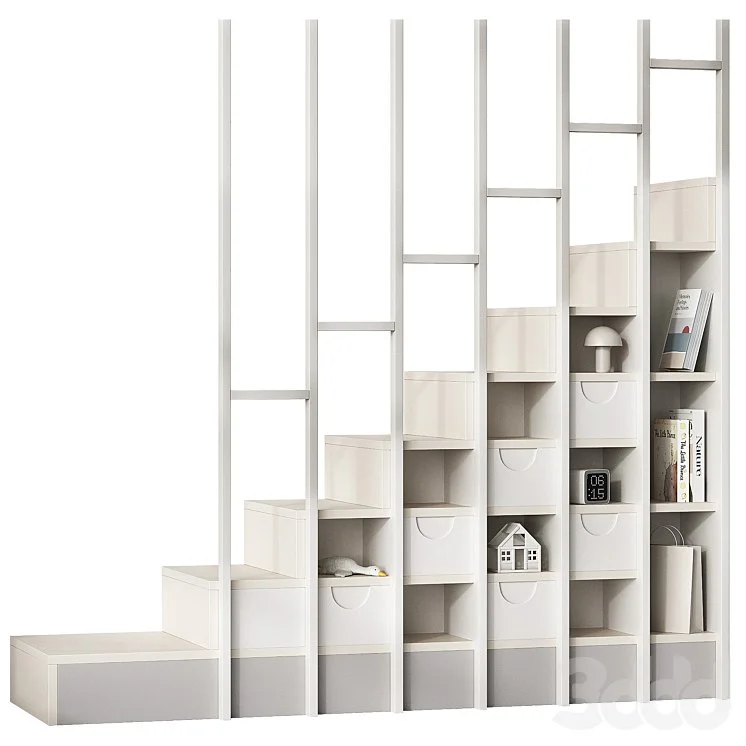 Wardrobe ladder for children's room